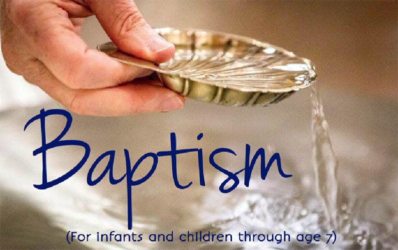 Baptism at SJE