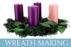 advent wreath making
